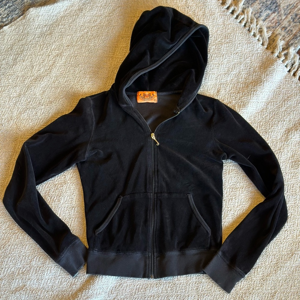 Black Juicy Couture Velour Jacket